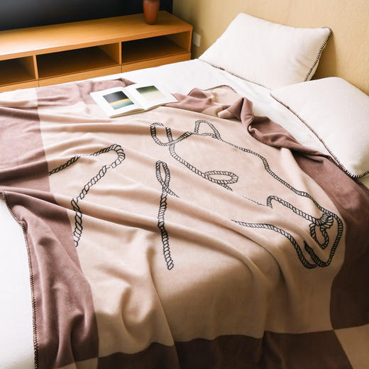 【换季出清】自然醒老钱风爱马仕风双面绒毛毯国王小马系列MT 商品图6