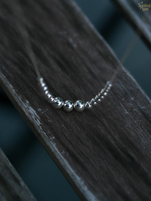 SpoiledBrat Jewelry金银豆豆系列 | 纯银豆豆项链 商品图4