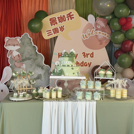 森系小兔甜品台 商品图0