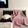 【换季出清】自然醒ins粗针半边绒手工沙发毯床尾毯家居毛毯MT 商品缩略图4