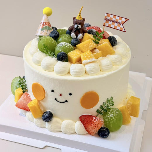 蛋糕定制—笑脸水果蛋糕 商品图1