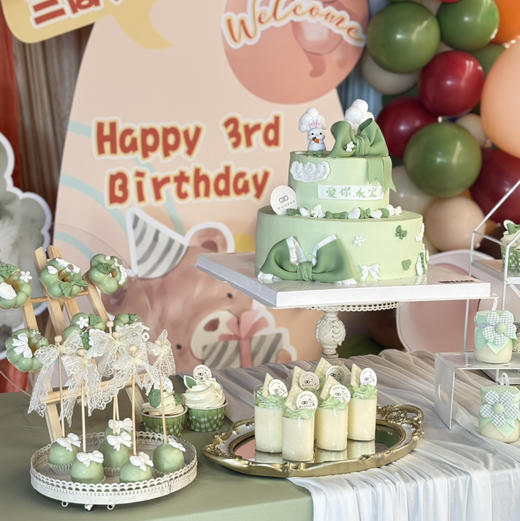 森系小兔甜品台 商品图1