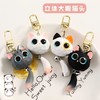 曼妙 立体大眼猫头 钥匙扣 商品缩略图0