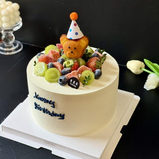 蛋糕定制—小熊水果蛋糕 商品图1