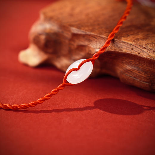 「积分兑换」【岁吉】白玉手链 商品图1