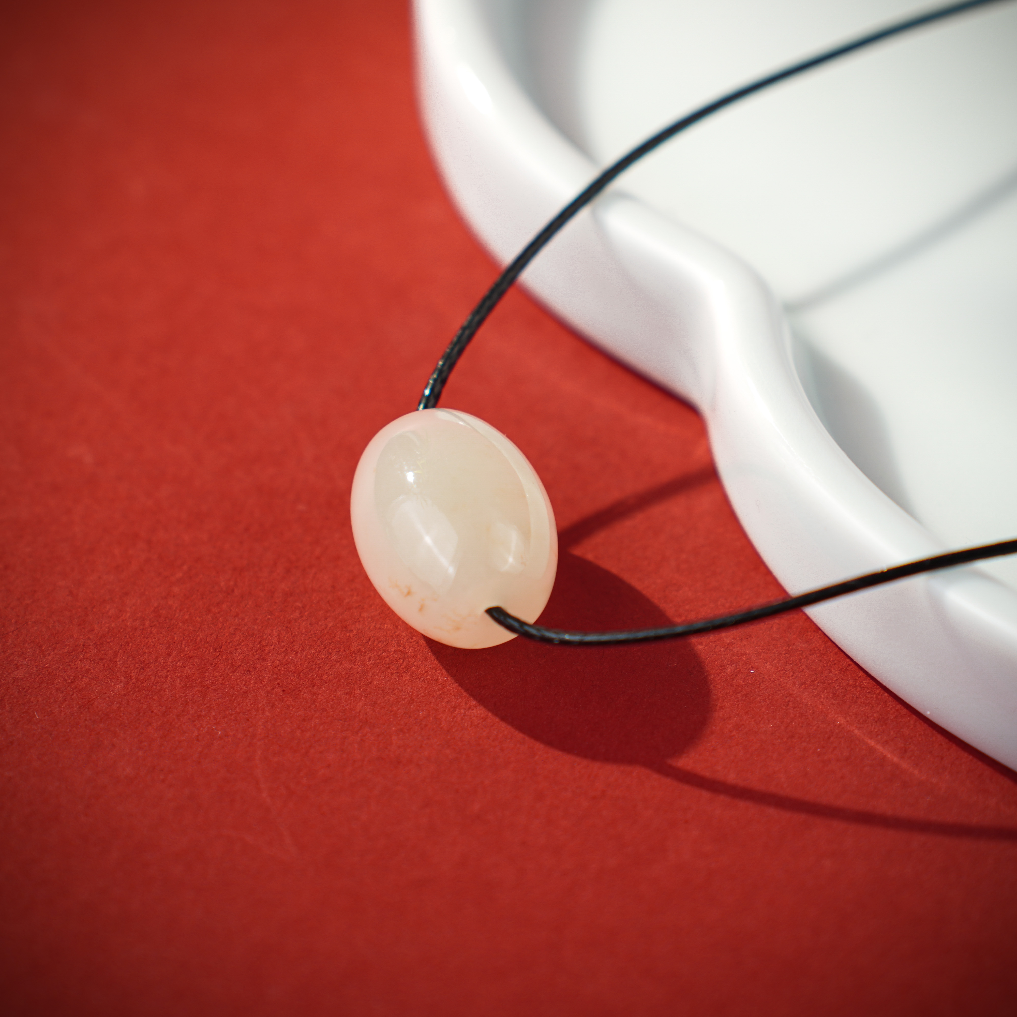 「积分兑换」【觅青】白玉锁骨链