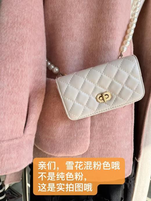 女王节抢购价-不支持退【轻奢双面尼】2530（绵羊毛➕天丝】温柔风腰带款双面尼大衣中款单件外套-喜出 商品图2