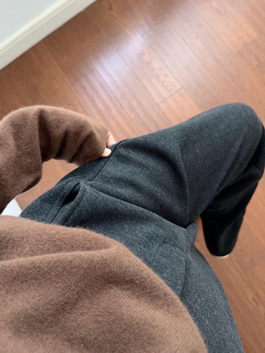 韩版时尚通勤百搭洋气宽松加绒直筒裤 商品图11