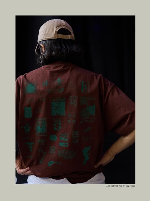 【T恤爵士插画款咖啡色】U.Sage x JZ Festival联名限定 商品图2