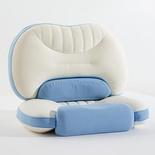 自然醒双核承托记忆棉枕牵引颈椎记忆棉枕头双重睡感枕芯XK 商品图1