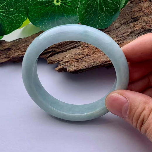 派瑞翡翠 翡翠手镯 糯种 绿色 商品图2