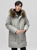 清仓价！真羽绒！ 最后4件！！工装羽绒【羽绒服】大牌剪标真貉子毛领男款中长羽绒服-喜出 商品缩略图3