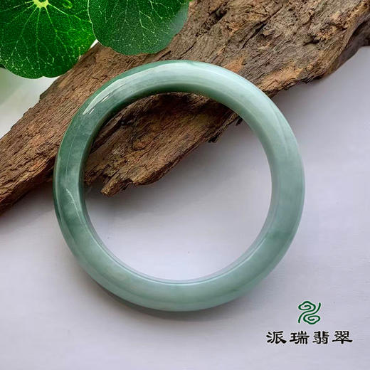 派瑞翡翠 翡翠手镯 糯种 油青 商品图2