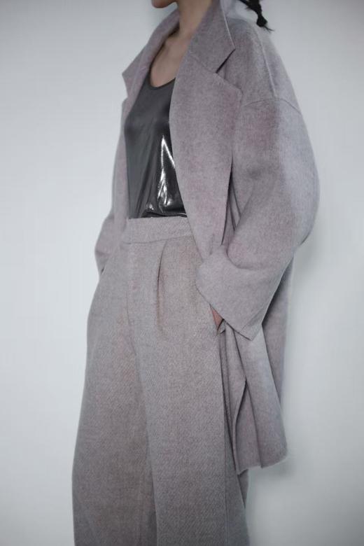 双面呢长西装外套 商品图0