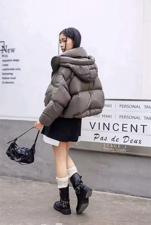 【羽绒服】大牌同款！！90%白鸭绒！2025爆款冬季宽松宽松短款羽绒服-喜出 商品图4