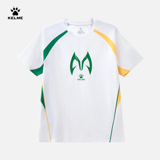 【曹永竞同款】卡尔美休闲潮流圆领T恤8551TX1722 商品图2