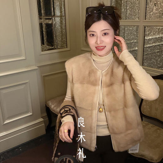 【预售7天】良木礼水貂毛皮衣（D25102566） 商品图6