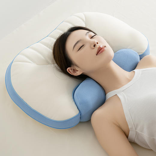 自然醒双核承托记忆棉枕牵引颈椎记忆棉枕头双重睡感枕芯XK 商品图3