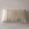 自然醒白云织梦亚麻枕棉麻高低枕芯花边亚麻刺绣枕头XK 商品缩略图11