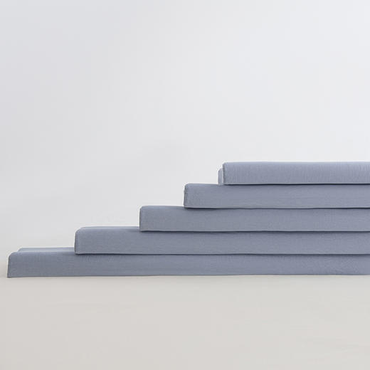 自然醒全棉记忆棉曲线双人长枕纯棉水洗棉记忆棉双人枕头波浪曲线双人长枕芯XK 商品图6