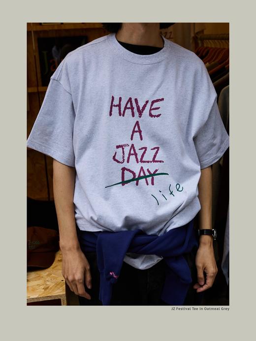 【T恤Have a Jazz Life燕麦灰】U.Sage x JZ Festival联名限定 商品图5
