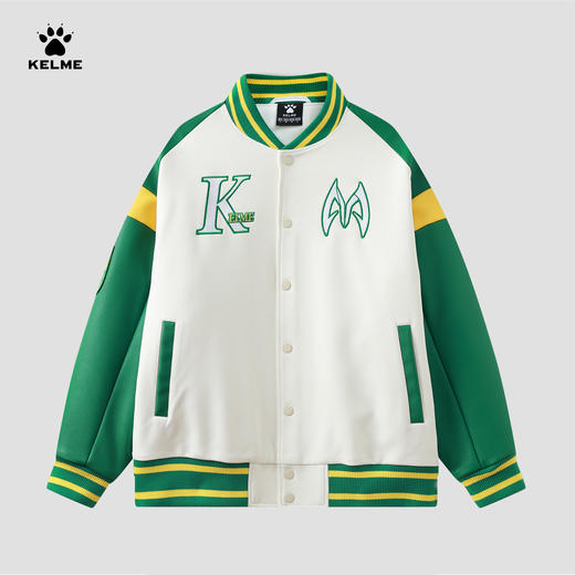 【曹永竞同款】卡尔美运动撞色潮流棒球夹克8561WT1222 商品图5