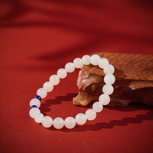 「积分兑换」【兰芷】羊脂白玉手链 商品图0