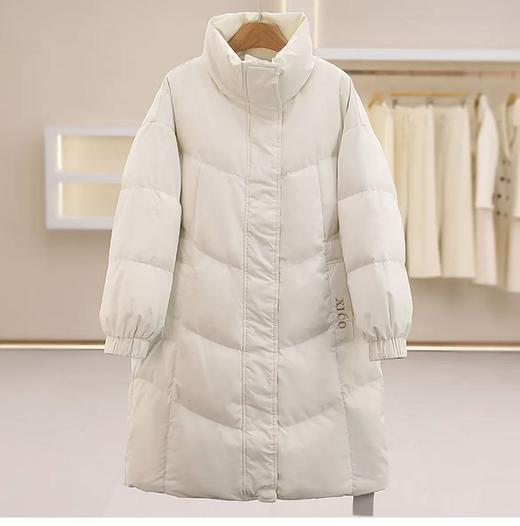 1.26清仓秒杀，不支持退货！ 优质面料【羽绒服】90%白鸭绒50D杜邦抗菌面料品质休闲宽松立领羽绒服-喜出 商品图0
