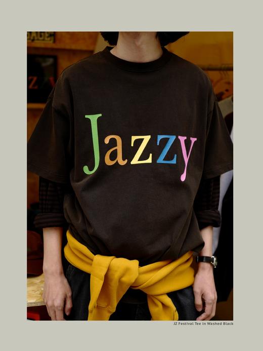 【T恤Jazzy Crazy水洗黑】U.Sage x JZ Festival联名限定 商品图2