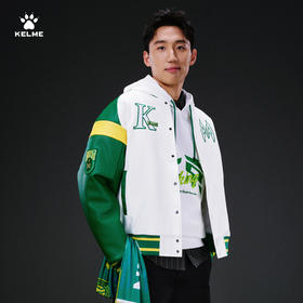 【曹永竞同款】卡尔美运动撞色潮流棒球夹克8561WT1222