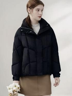  2.5日晚停发，不支持退【羽绒服】亦轻羽 绒子含量90%立领休闲宽松羽绒服保暖秋冬-喜出