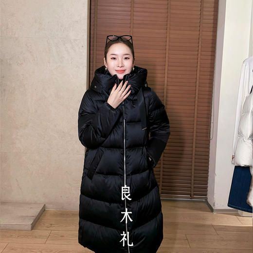 【预售7天】良木礼连帽中长鹅绒服（2310） 商品图6