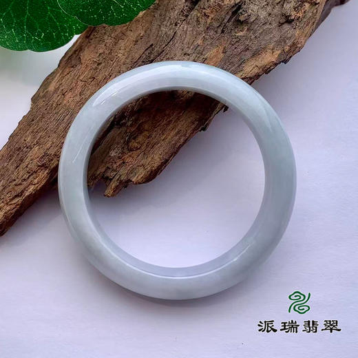 派瑞翡翠 翡翠手镯 糯种 白色 商品图1