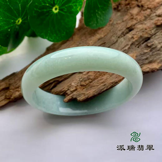 派瑞翡翠 翡翠手镯 糯种 绿色 商品图0