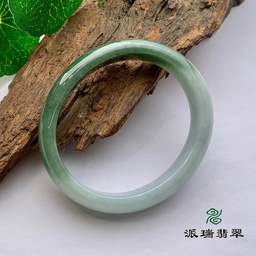 派瑞翡翠 翡翠手镯 糯种 油青 商品图2