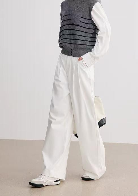 【韩系毛衣】ME TOWN'S半高领假两件条纹针织衬衫袖毛衣-喜出 商品图2