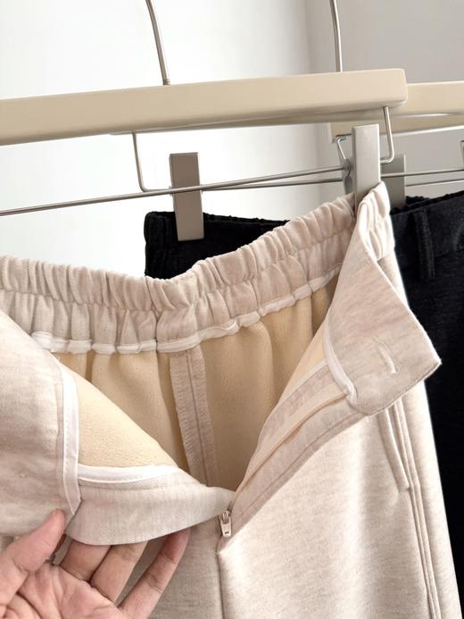 韩版时尚通勤百搭洋气宽松加绒直筒裤 商品图7