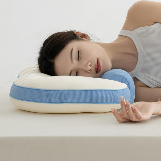 自然醒双核承托记忆棉枕牵引颈椎记忆棉枕头双重睡感枕芯XK 商品图4