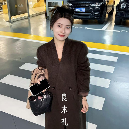 【预售7天】良木礼牦牛绒大衣(2455) 商品图7