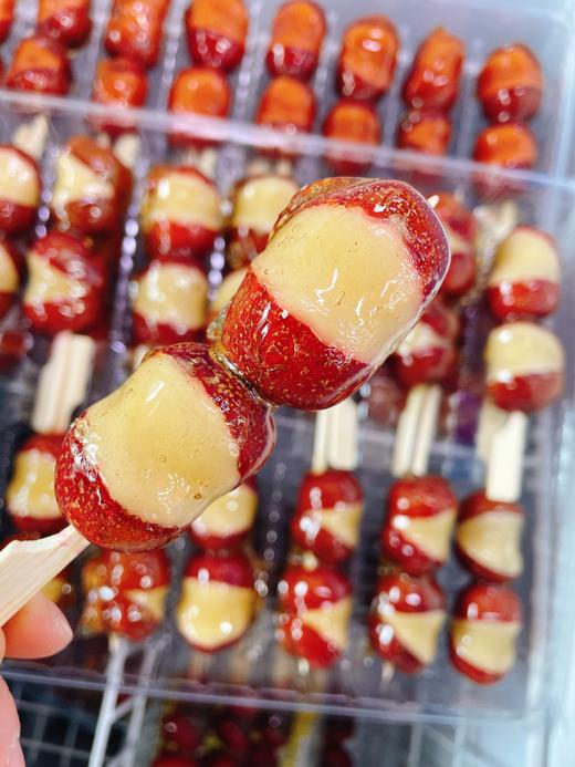 山楂夹白莲蓉味糖葫芦2根 商品图3