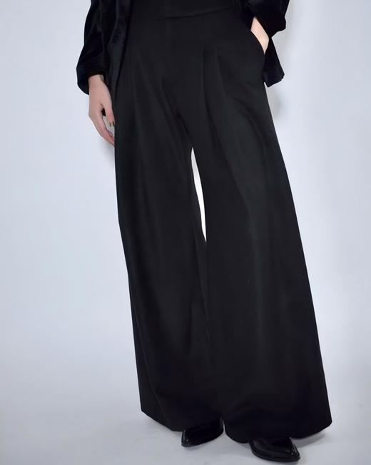黑色阔腿裤 商品图0