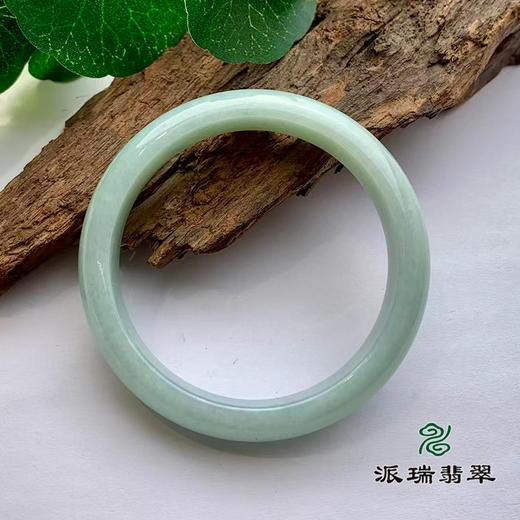 派瑞翡翠 翡翠手镯 糯种 绿色 商品图2