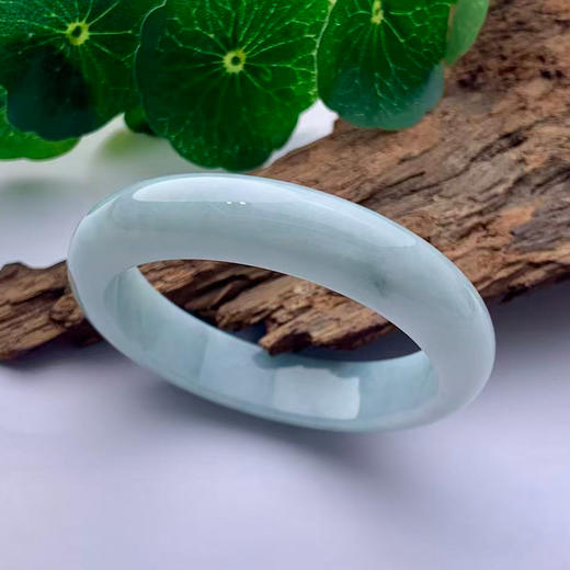 派瑞翡翠 翡翠手镯 糯种 绿色 商品图0