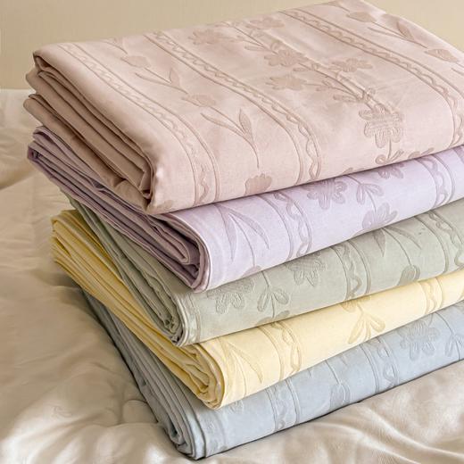 自然醒全棉长绒棉立体提花单被套-花屿HS 商品图0