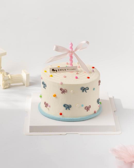 4英寸Ins蝴蝶结（百分百进口动物奶油） 商品图0