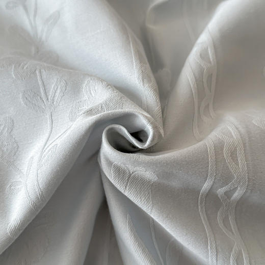 自然醒全棉长绒棉立体提花单被套-花屿HS 商品图13