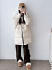 2023冬季新款小众白鹅绒长款立领简约百搭显瘦羽绒外套 商品缩略图4