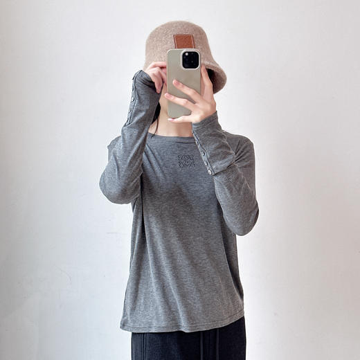 外穿长袖T恤女士修身打底衫 商品图5