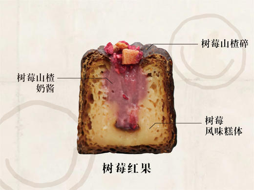 树莓红果夹心可露丽 商品图1