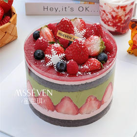 开心果草莓甜心大蛋糕